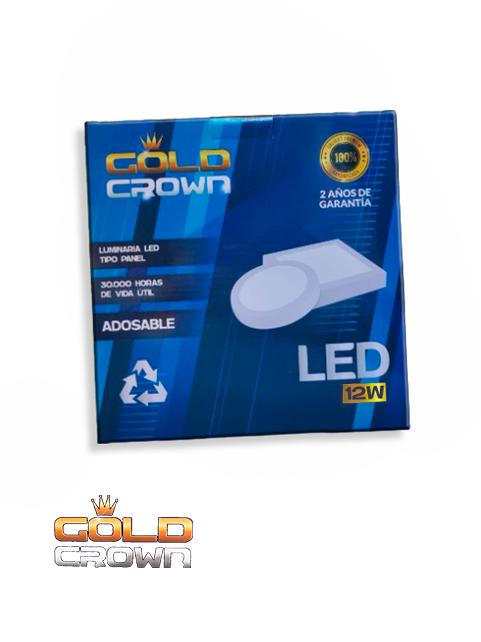 Panel LED Redondo 12W